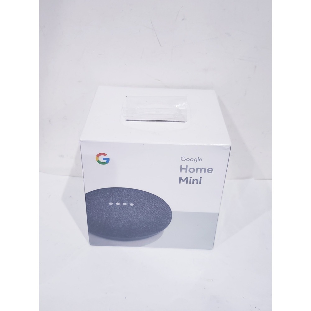 Google Home Mini Smart Assistant - Charcoal (GA00216-CA) - NEW
